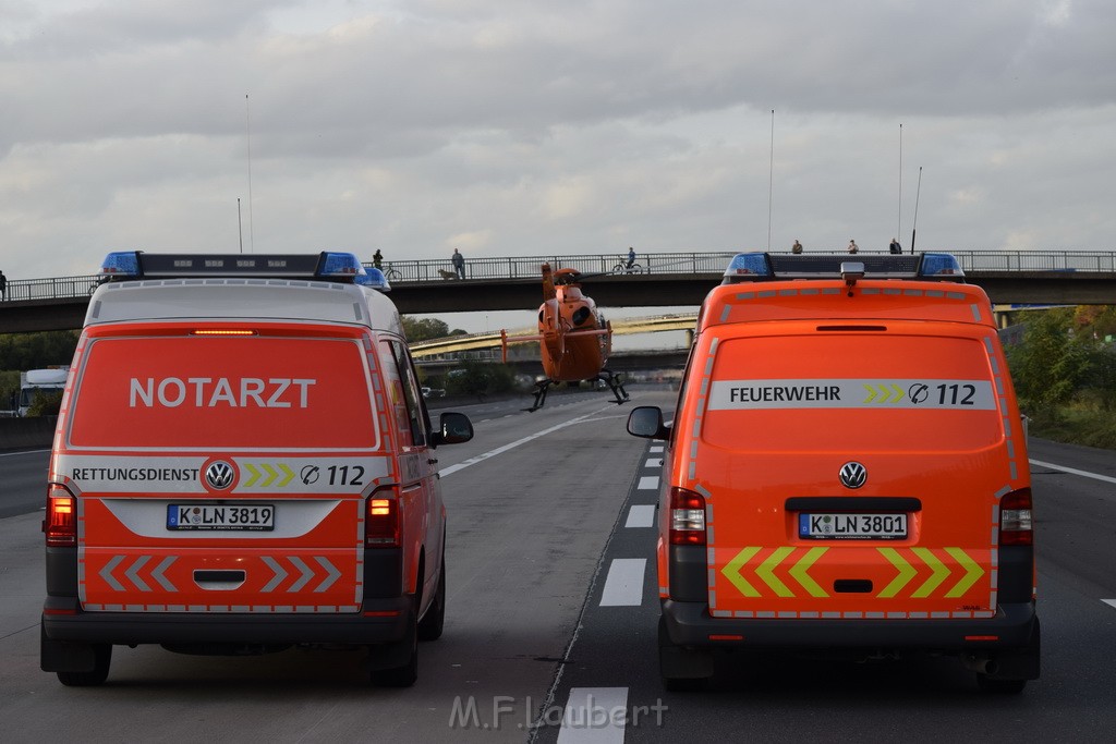 VU mehrere PKW A 3 Rich Oberhausen Hoehe AK Koeln Ost P137.JPG - Miklos Laubert